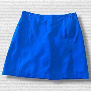 LizGolf Blue Skort Womens 4 Cobalt Athletic Golf Skirt Shorts Pockets Stretch